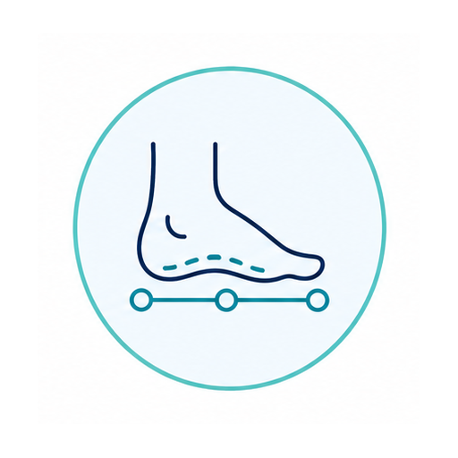 Foot analysis icon