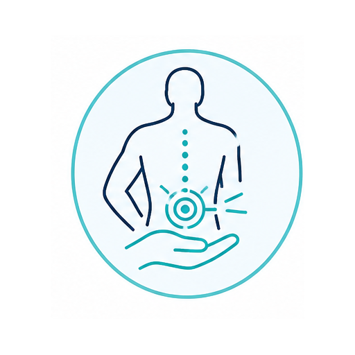 Pain relief clinic icon