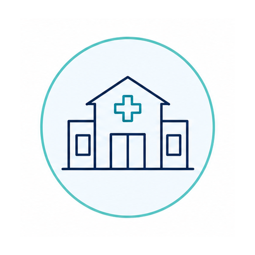 Rehabilitation centre icon